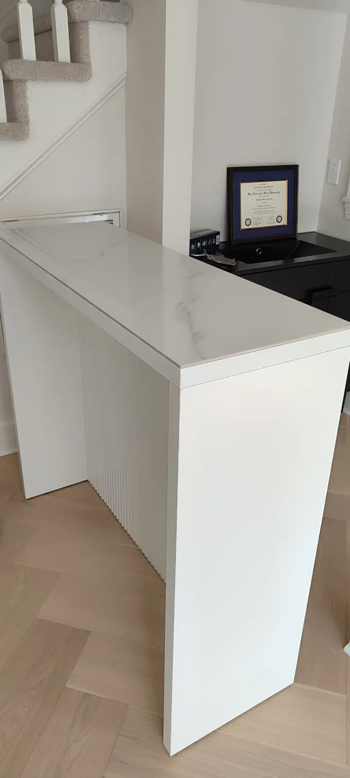 Bar counter top and side panel